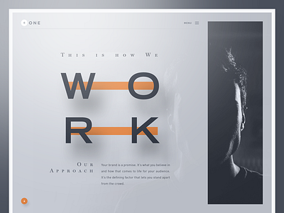 + ONE — Design Lab agency bootstrap creative designer preview professionals template unsplash web design webdesign website
