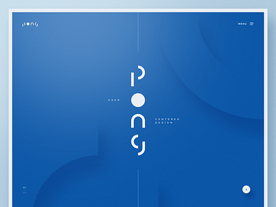 Pong — User Centered Design agency bootstrap creative design designer layout template typography user web design webdesign website