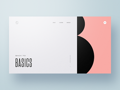 Back to Basics — Part 1 basics clean colors geometry layout minimal principles simple typography web design webdesign website