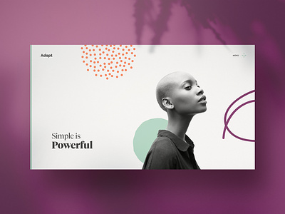Adapt — Simple is Powerful bootstrap clean layout minimal portfolio profile simple template typography web design webdesign website