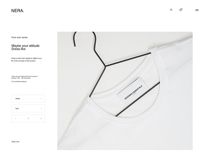 NERA - Modern Essentials Website, App and Branding by Dmytry Po on Dribbble
