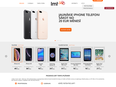 Mobile Operator Website Design