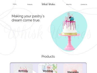 Pastry Web Design pastry pastry chef ui web