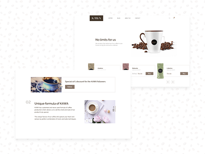 Coffee Landing Page UI Design