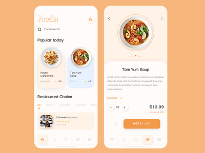 Food app copy food app practice