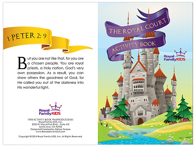 The Royal Court Activity Book activity book castle child children kids royal royal family kids camp royalty