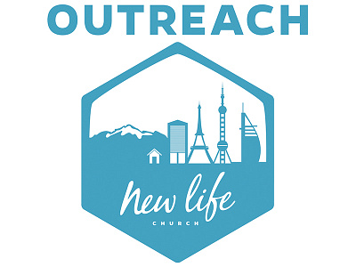 Outreach Logo {Nearly Final} colorado community eiffel tower logo mountain oriental pearl tower outreach pikes peak sail building