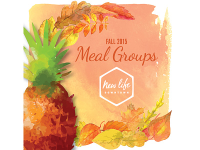 Fall Meal Groups autumn booklet fall pineapple warm