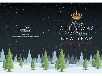 Christmas Card card christmas forest new year rfk rfkc royal family kids snow winter