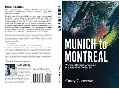 Book Design / Munich to Montreal athlete book book design cover cover design olympics swimming