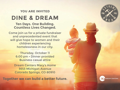 Dine And Dream Invite