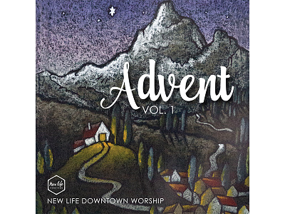 New Life Downtown Advent advent advent design art artist cd christmas christmas design colorado colorado springs design mountains music musicians new life church new life downtown painting