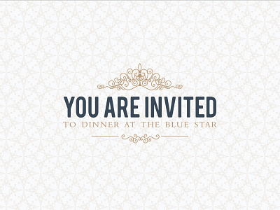 Formal Invitation / Donor Dinner