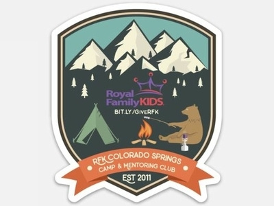 Magnet Design adopted adoption camp camping colorado colorado springs crown foster care foster kids magnet magnet design magnets mountain mountains nonprofit orphan rfk rfkc royal royal family kids