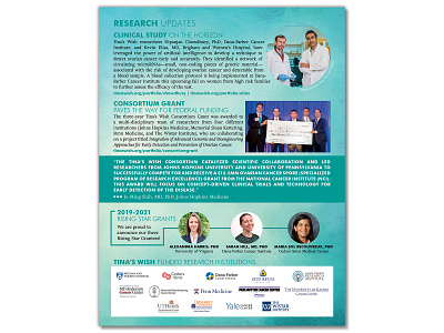 2019 Year-End Impact Newsletter booklet booklet design branding clinical grant health care healthcare medical medical care medical clinic new york city newsletter non profit nonprofit research science scientific