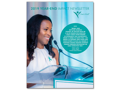 2019 Year-End Impact Newsletter booklet design branding clinical grant health care healthcare medical medical care medical clinic new york city newsletter non profit nonprofit research science