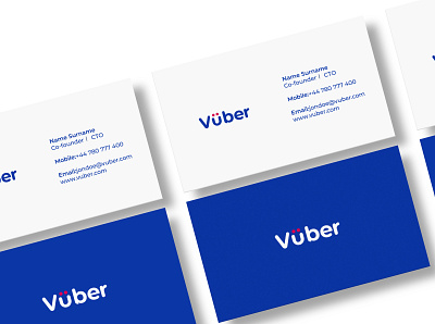 Vuber App graphic design logo