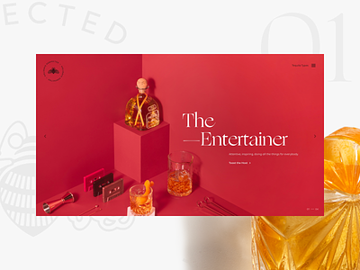 Patrón Gift Guide — 01 archetypes añejo cocktails entertainer gift guide holiday host isometric old fashioned patrón responsive tequila website