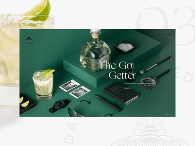 Patrón Gift Guide — 03 archetypes classic cocktails gift guide go-getter holiday isometric margarita patrón responsive silver special edition tequila website