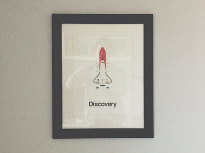 Discovery - Framed discovery nasa shuttle space