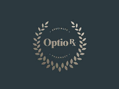 Logo - Optio Rx identity logo optio pharmacy rx specialty