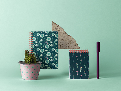 Succulent themed Stationary set branding floral design florals illustration package design pattern