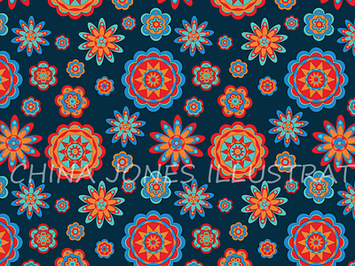 Zen doodles Pattern