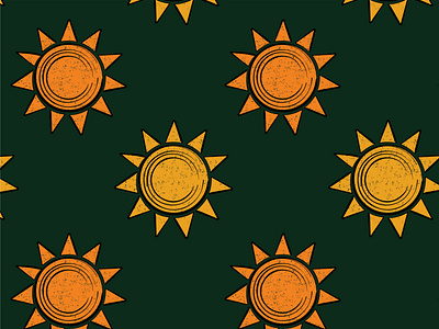 Southwestern Vintage Sun Pattern