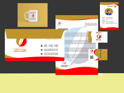 corporate stationery design .