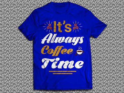 CUSTOM TYPOGRAPHY COFFEE T SHIRT DESIGN.