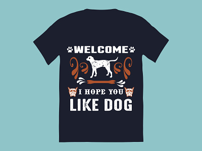 DOG T-SHIRT DESIGN.