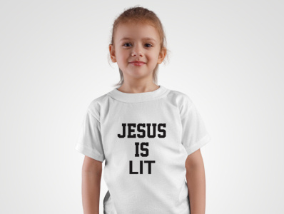 JESUS TYPOGRAPHY T-SHIRT DESIGN.