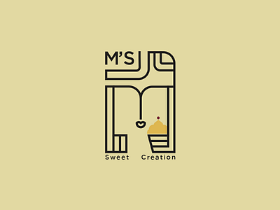 M's sweet creation branding project brandingidentify logo logodesign