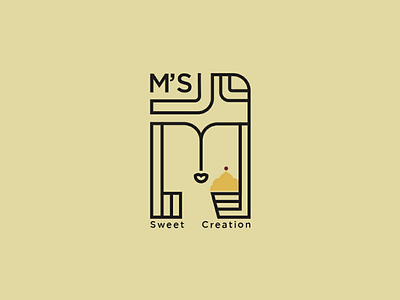 M's sweet creation branding project