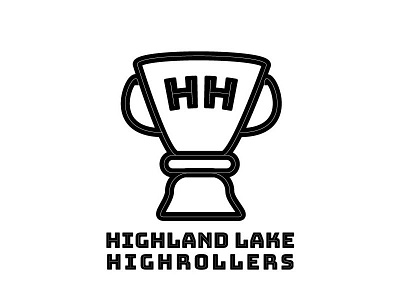 Highland Lake Highrollers football trophy