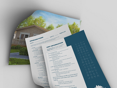 Summer Home Information Packet branding design indesign page page design page layout typography