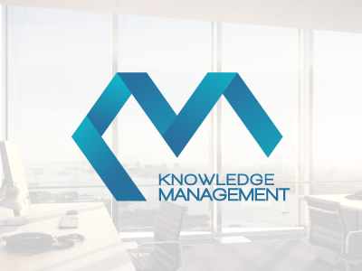 Knowledge Management Logo art illustrator logo technology