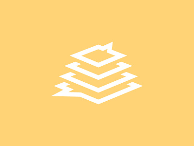 Social Build Logo abstract logo top