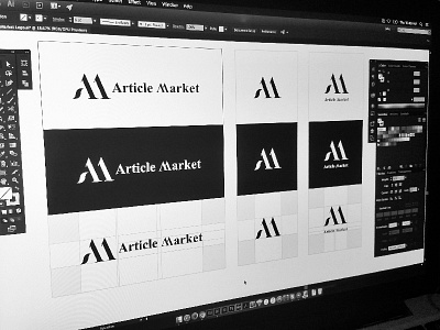 Article Market Logo icon logo shape vector