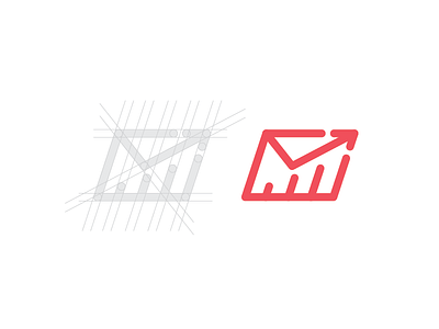 Forecast Email Logo design email geometric icon illustration lines logo stroke vector