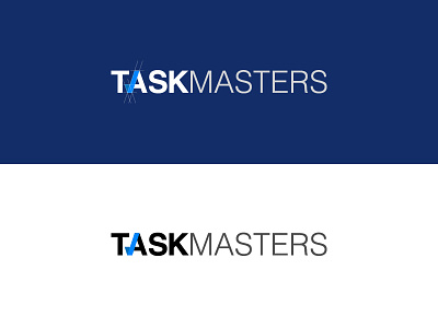Taskmasters brand identity color flat icon logo task writers