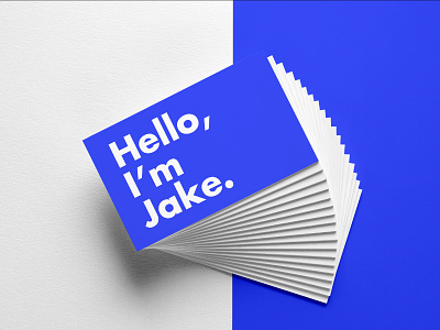 Nice to meet you blue branding businesscard color design graphicdesign print rebrand