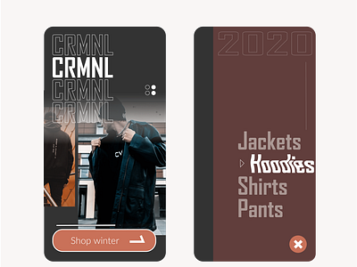 CRMNL streetwear app