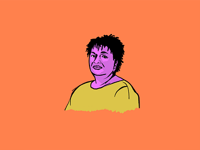 Stacey Abrams adobe fresco illustration portrait portrait illustration stacey abrams