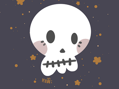 Halloween - Skull illustration