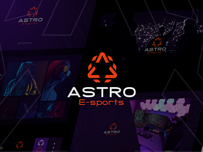 Astro e-sports branding e sports graphic design logo ui