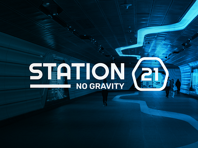 Station 21 - No ground, no gravity branding design fashion graphic design logo techwear