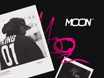 Moon company advertising 2 - streetwear fashion brand advertising branding design fashion figma graphic design illustration logo portugal streetwear vector