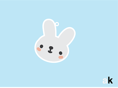 bunny doodle illustration
