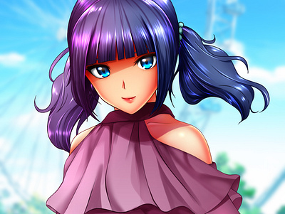 Mim on Wonderland anime character design digital art game design girl illustration